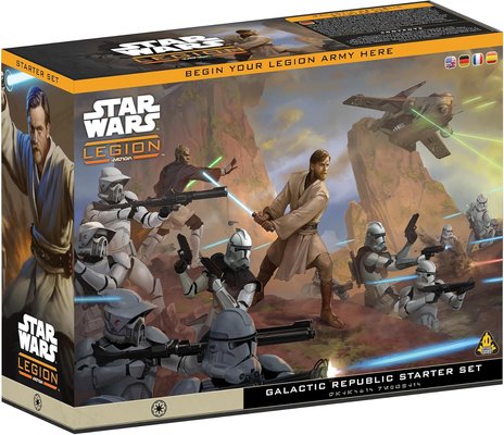 Asmodee Star Wars Legion Galactic Republic Starter Set - Image 1