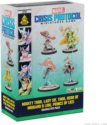 Marvel: Crisis Protocol Mighty Thor, Lady Sif, Thor, Hero Of Midgard, And Loki, Prince Of Lies Character Pack - Image 1