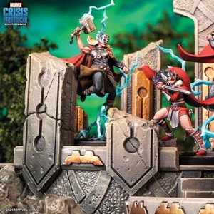 Marvel: Crisis Protocol Mighty Thor, Lady Sif, Thor, Hero Of Midgard, And Loki, Prince Of Lies Character Pack - Image 3